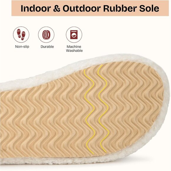 Women's Vanilla-Ice Fuzzy Open-toe Slippers Soft Comfy Foam Indoor House Shoes - Picture 7 of 10